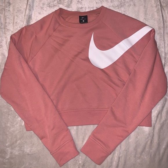 โ๏ธ NIKE WHITE LOGO CREW NECK SWEATER - Picture 3 of 5